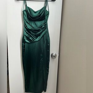 Windsor Strapless Emerald Green Dress